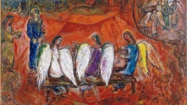 Marc Chagall - Abraham i els tres àgels