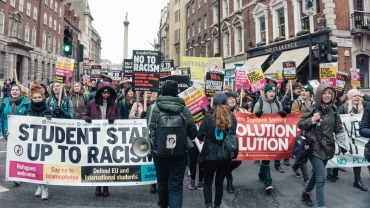 Manifestació contra el racisme