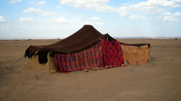 Tenda en el desert